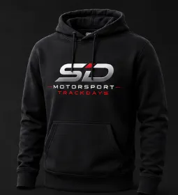 Hoodie in Vereinsfarben mit Logo