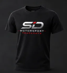 T-Shirt in Vereinsfarben mit Logo